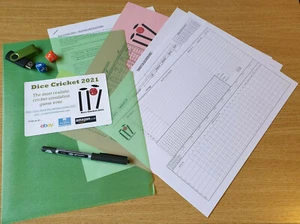 Dice Cricket game (a new, improved take on the Owzthat / Owzat game) - Picture 1 of 7
