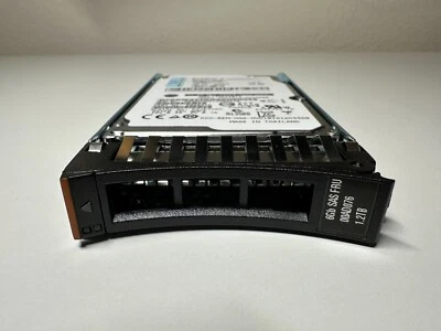 IBM 00AD076 1.2TB 10K RPM 6G 2.5 SAS HS HDD 00AD075 00AD079 1P00AD075 - Image 1 of 2