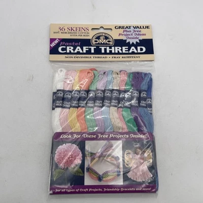 Creative World DMC Floss Pastel Colors 36 Skeins 10yard Skeins Embroidery Thread - Image 1 of 4