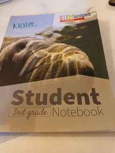 STEMscopes Florida Student Notebook, 3rd Grade Workbook Text Book Paperback  - Picture 1 of 2