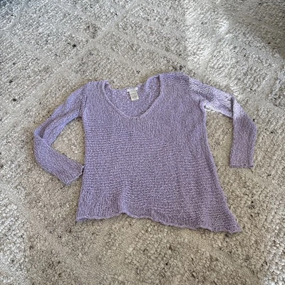 SUÉTER TALULA ARTIZIA TALLA PEQUEÑA PÚRPURA TEJIDO CUELLO EN V ¡¡HERMOSO!! ¡Delicado! Foto 1 de 4