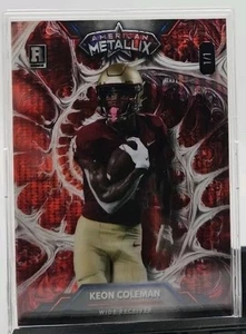 2023 Wild Card American Metallix Keon Coleman Red Mojo 1/1 - Bild 1 von 2