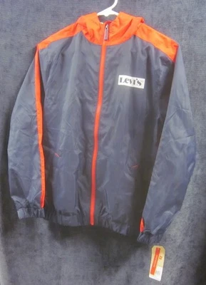 Levi Big Boy’s Windbreaker Jacket Size L 12/13 Blue and Red - New with Tags - Image 1 of 4