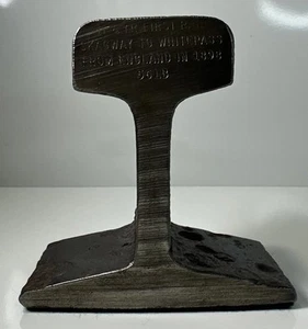 Railroad Track Rail Bookend - Picture 1 of 13