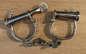 Bethlehem Insane Asylum Handcuffs - Bedlam Psychiatric Hospital PROP - Picture 1 of 4