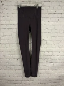 Womens Lululemon Zoned In Tight 27” Pocket Plum Shadow? Sz 4 - Picture 1 of 5
