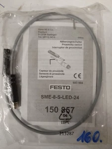 New Festo SME-8-S-LED-24 Proximity Switch Sensor - Picture 1 of 4