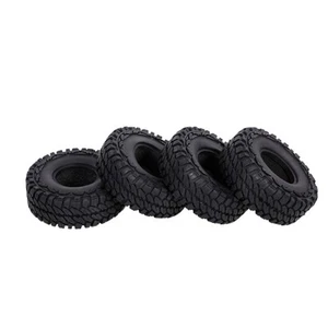 4PCS 1.9 RC Rubber Tire Crawler Truck Tyres for 1/10 RC Rock Crawling Off-Road - Picture 1 of 8
