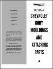 Produktbild - Bel Luft 150 210 Chrom Rand Katalog 1953 1954 1955 1956 1957 Chevy Molding Teile