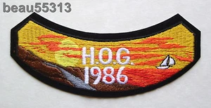 HARLEY DAVIDSON OWNERS GROUP HOG H.O.G. 1986 VEST JACKET PATCH 86 - Picture 1 of 2