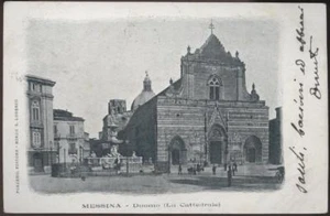 cartolina MESSINA duomo - Picture 1 of 1