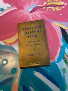 1950’s MARYLAND NATIONAL BANK Advertisement SEWING KIT Nylon Run Kit VG - Picture 1 of 4