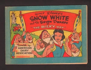 1955 Snow White The Milky Way Promotional Mini Comic Book Disney Seven Dwarves - Picture 1 of 2