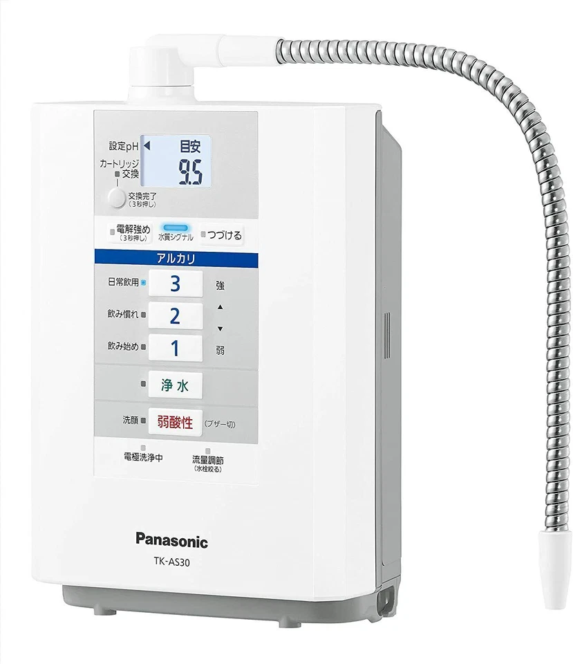 Panasonic Alkaline Ion Water Treatment Purifier Pearl - White (TK-AS30-W)