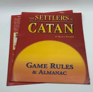 Reglas del juego y almanaque - PIEZAS DE REPUESTO - The Settlers of Catan - MB, 2003 - Imagen 1 de 1
