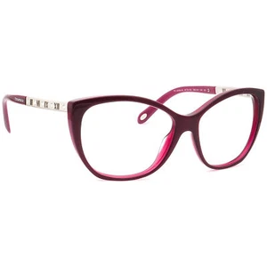 Tiffany & Co. Sunglasses Frame Only TF 4094-B 8173 Merlot Crystals Cat Eye 59mm - Picture 1 of 6