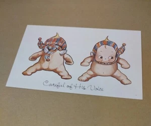 Kewpie adorno postal voz voladora Kewpie años 70 - Imagen 1 de 5