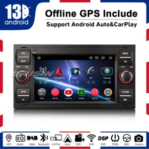 64GB 8-Core Android 13 Car Stereo Carplay Ford S-Max C-Max Focus Galaxy Connect - Picture 1 of 17