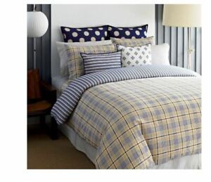 NEW TOMMY HILFIGER SPECTATOR PLAID QUEEN SIZE SHEET SET DISCONTINUED REPLACE OLD