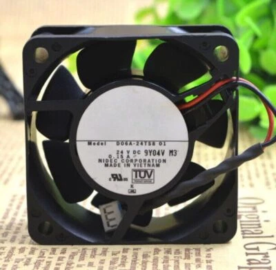 1PCS NEW Nidec D06A-24TS8 01 24VDC 0.15A 60*60*25MM cooling fan - Image 1 of 4