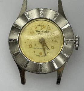 Vintage Womens Wrist Watch Sheffield Antimagnetic Jewelled Parts Or Repair - Picture 1 of 3
