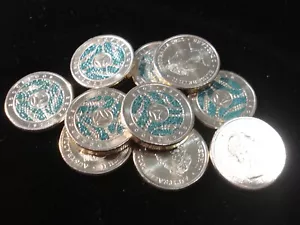 2022 Australian $2 Coin Coloured 2022 Socceroos from mint bag UNC in 2X2 Holder - Picture 1 of 2