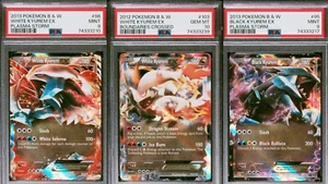 2012 Pokemon Black & White Boundaries Crossed 103 White Kyurem EX PSA 10 + Kyure - Picture 1 of 7