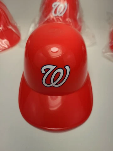 Washington Nationals Ice Cream Helmet Lot Of 4 MLB NEW Cover