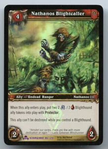 WOW World of Warcraft Nathanos Blightcaller Foil 186/270 Scourgewar Epic - Picture 1 of 1