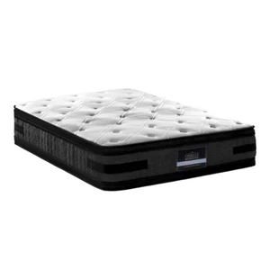 Giselle 36CM QUEEN Mattress Bed 7 Zone Euro Top Pocket Spring Medium Firm Foam - Picture 1 of 8