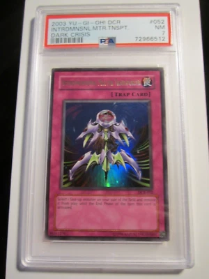 2003 YU GI OH CARD DARK CRISIS PSA GRADED NM 7 - Image 1 of 2