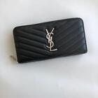 Yves Saint Laurent Round Zipper Long Wallet