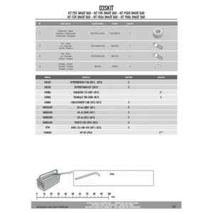 SPECIFIC SCREW KIT FOR SMART BAR DUCATI 1100 Hypermotard S 2012-2014 - Picture 1 of 1