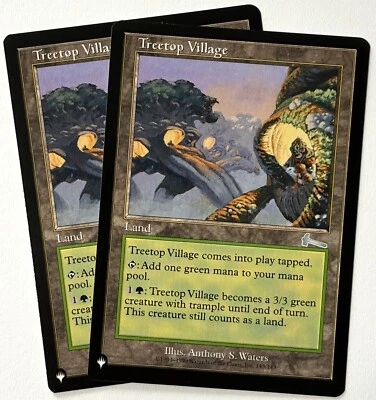 X2 MTG Urza's Legacy (ULG 143) Treetop Village - NM - Uncommon -The List - Image 1 of 2