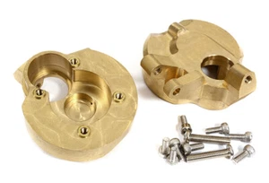CNC Machined Brass 95g Each Portal Cover (2) Steering Blocks for Axial SCX10 III - Picture 1 of 1