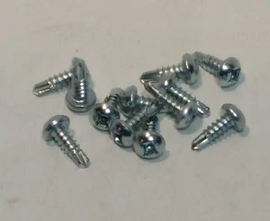 #8 x 1/2" Square Drive Pan Head Zinc Self Drilling Screws - 4 Lbs (+/- 1200) - Bild 1 von 1