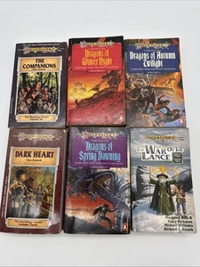 The Dragon Lance Saga & Chronicles Bundle Of 6 Books Paperback - Picture 1 of 7