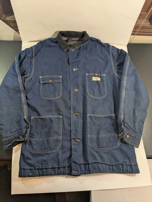 Chaqueta de Colección Montgomery Ward Power House Manta Forrada Hecha en Unión Denim Tareas XL Foto 1 de 4