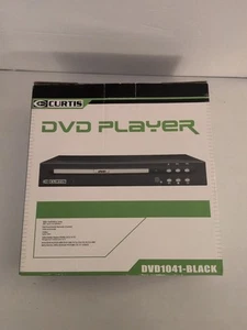 Curtis DVD1041 DVD Player Black New In Open Box With Remote Fast Shipping - Picture 1 of 17