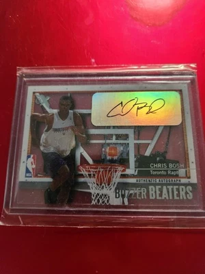 Chris Bosh Fleer Ex Buzzer Beaters Rookie Auto 2003-04 #D 58/299. Foto 1 de 2
