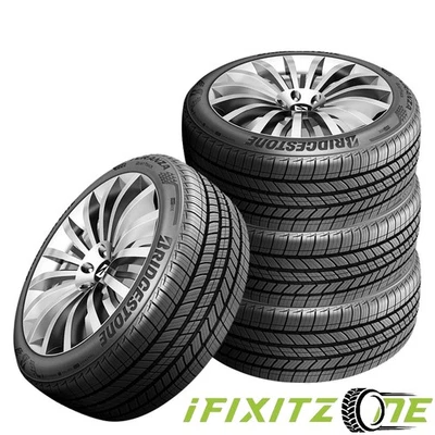 4 Bridgestone Turanza QuietTrack 225/60R16 98H Tires, All Season, Quiet, 800AA - Imagem 1 de 4