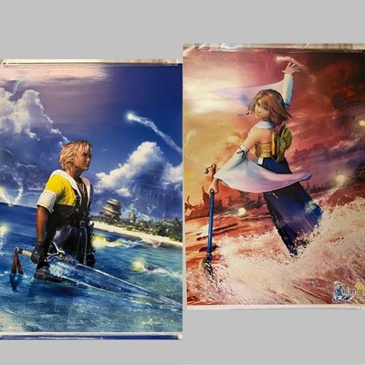 Final Fantasy X Poster Set B2 Größe Tidus Yuna Square Enix Offizielle Kunstdr... - Bild 1 von 4