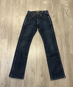Ariat Jeans Uomo 29x36 Blu Denim Rebar M5 Slim Dritto Lavoro Country Casual - Foto 1 di 12
