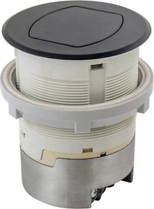 Hubbell RCT200BK 15A 125V manipulationssicher Pop-Up Arbeitsplatte Buchse schwarz - Bild 1 von 10