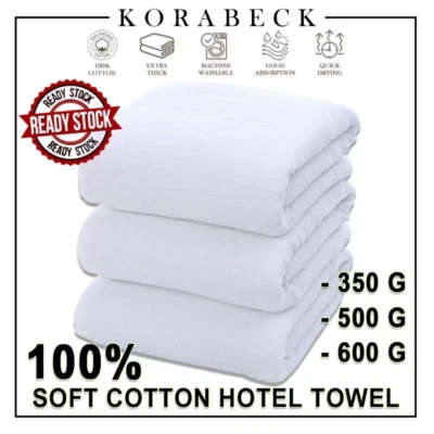Luxury Hotel Quality 100% Cotton Strong Water Absortion Bath Towel - Image 1 of 4