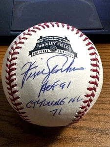 FERGIE JENKINS 3 SIGNED AUTOGRAPHED OML WRIGLEY FIELD BASEBALL! Cubs! HOF JSA! - Picture 1 of 2