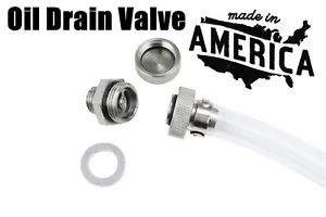 Stainless Steel Oil Drain Valve Plug Predator 6500 9000 9500 13000 Generator - Foto 1 di 8
