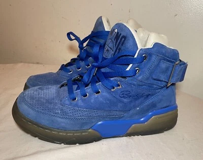 EWING 33 HI x Mikey Likes It Ice Cream Blue Suede Mens Size 10 sneakers shoes - Image 1 of 4