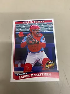 Aaron Mckeithan Card 2023 Peoria Chiefs Team Card IP Auto - Picture 1 of 1