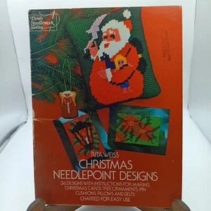 Rita Weiss Christmas Needlepoint Designs Dover Needlework Series - Picture 1 of 2